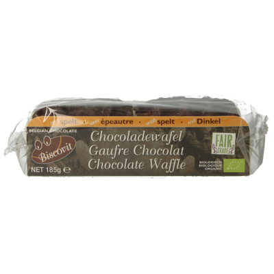 Biscovit Chocolade wafel bio 185 Gram Biscovit Chocolade wafel bio 185 Gram
