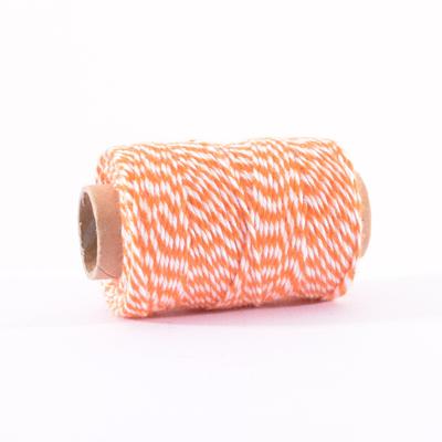 Vaessen Creative • bakkerstouw 45m oranje-wit 1mm