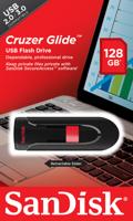 SanDisk Cruzer® Glide™ USB-stick 128 GB Zwart SDCZ60-128G-B35 USB-A 2.0 - thumbnail