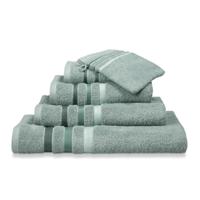 Vandyck Vandyck Prestige Lines Vintage Green Washandje 16x22 - thumbnail