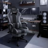 HUZARO FORCE 4.7 GRIJS MESH GAMING STOEL - thumbnail