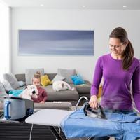 Braun IS 5145 WH stoomstrijkijzer station 2400 W 2 l Blauw, Wit - thumbnail