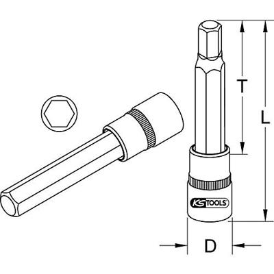 KS Tools 9183915 9183915 Verwisselbare kop 5 mm