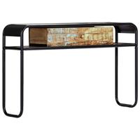 VidaXL Wandtafel 118x30x75 cm massief gerecycled hout - thumbnail
