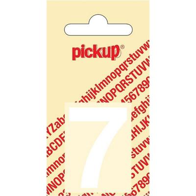 Plakcijfer Helvetica 40 mm Sticker witte cijfer 7 Pickup - Pickup Plakcijfer Helvetica 40 mm Sticker witte cijfer 7 Pickup - Pickup