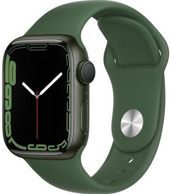 Refurbished Apple Watch Series 7 41 mm Groen Licht gebruikt