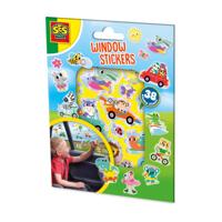 SES Creative Raamstickers Voertuigen 38 Stuks - thumbnail