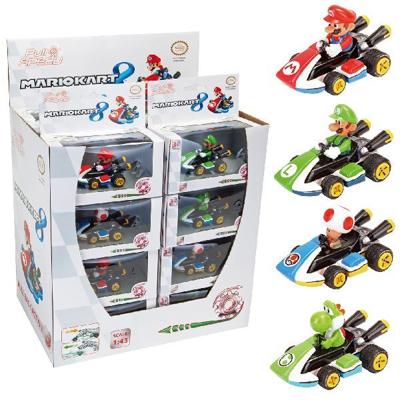 Carrera Nintendo Mario Kart 8 1:43 Assorti Display 24 Stuks Carrera Nintendo Mario Kart 8 1:43 Assorti Display 24 Stuks