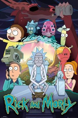 Poster Rick and Morty - Season 4 Part One V2 61x91,5cm Poster Rick and Morty - Season 4 Part One V2 61x91,5cm