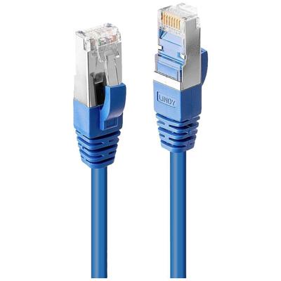LINDY 45646 RJ45 Netwerkkabel, patchkabel CAT 6 S/FTP 7.50 m Blauw Afgeschermd 1 stuk(s)