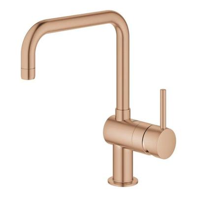 Keukenmengkraan GROHE Minta U-Uitloop Warm Sunset Geborsteld Keukenmengkraan GROHE Minta U-Uitloop Warm Sunset Geborsteld