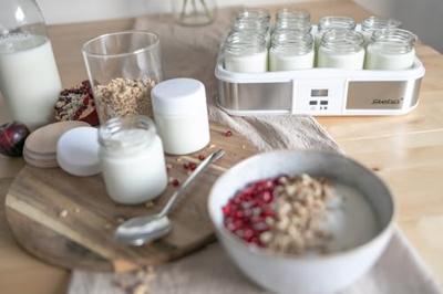 Steba JM2 - Yoghurtmaker 12x210 ml - RVS Steba JM2 - Yoghurtmaker 12x210 ml - RVS