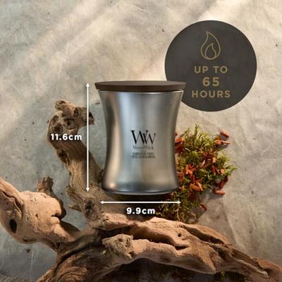 WoodWick medium candle limited edition candescent coast silver