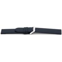 Horlogeband Universeel H607 Leder Blauw 22mm - thumbnail