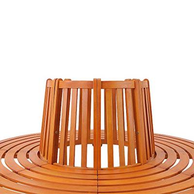 Boombank Ø 160cm gemaakt van eucalyptus hout - FSC gecertificeerd