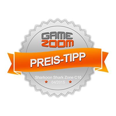 Sharkoon SHARK ZONE C10 PC-behuizing Zwart, Geel