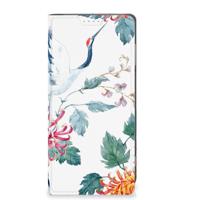 Motorola Moto G13 | G23 | Hoesje maken | Bird Flowers - thumbnail