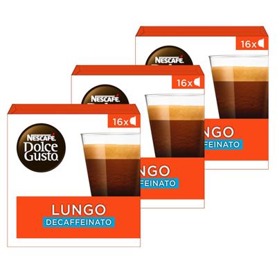 Dolce Gusto - Lungo Decaffeinato - 3x 16 Capsules Dolce Gusto - Lungo Decaffeinato - 3x 16 Capsules