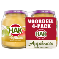 Hak Appelmoes Voordeel Pack 4 x 355 g bij Jumbo - thumbnail