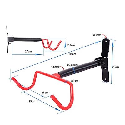 Maclean fiets muurbeugel, horizontaal, staal, max. belasting 30kg, MC-430