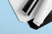 Cricut • premium vinyl verwijderbaar 30,5x30,5cm 20 vellen zwart & wit - thumbnail