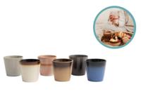 Studio Tavola Koffiekopjes Earth - 200 ml - Set van 6 - Aardewerk - thumbnail