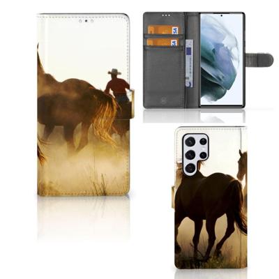Samsung Galaxy S22 Ultra | Telefoonhoesje | Met pasjeshouder | Design Cowboy