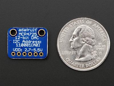 Adafruit MCP4725 Breakout Board - 12-bits DAC w/I2C-interface [ADA935]