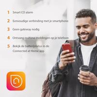 Smartwares FGA-13800 Koolmonoxidemelder Met app-besturing werkt op batterijen Detectie van Koolmonoxide - thumbnail