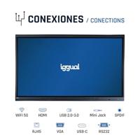 Interactief touchscreen iggual IGG318805 65" - thumbnail