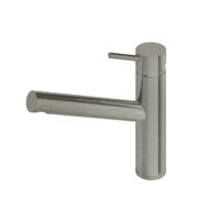 Keukenmengkraan Hotbath Fellow 1-hendel Draaibare Uitloop Geborsteld Nikkel - thumbnail