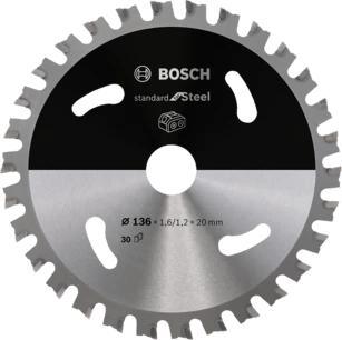 Bosch Accessories Bosch Power Tools 2608837746 Cirkelzaagblad 136 x 20 mm Aantal tanden: 30 1 stuk(s)