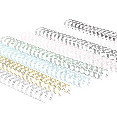 Vaessen Creative • bind easy metalen bindruggen 16mm 2:1 regenboog mix 16st.