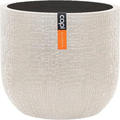 Pot bol Skin 14x13 beige bloempot Capi Europe - Capi europe