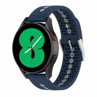 Garmin Vivoactive 4 / 4L - Dot Pattern bandje - Donkerblauw - thumbnail