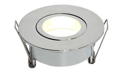 Inbouwspot Enkel Wiesbaden Spotz Dimbaar IP65 Chroom