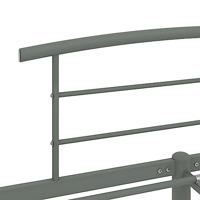 Bedframe metaal grijs 200x200 cm - thumbnail