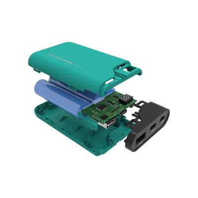 RealPower PB-7500C Powerbank 7500 mAh Li-ion Groen Statusweergave