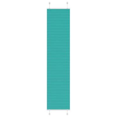 VidaXL Plissé rolgordijn 40x200 cm stofbreedte 39,4 cm petrol groen VidaXL Plissé rolgordijn 40x200 cm stofbreedte 39,4 cm petrol groen