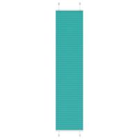 VidaXL Plissé rolgordijn 40x200 cm stofbreedte 39,4 cm petrol groen - thumbnail