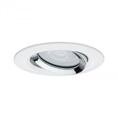 Paulmann Nova Inbouwlamp voor badkamer Halogeen GU10 35 W IP65 Wit (mat), Chroom Paulmann Nova Inbouwlamp voor badkamer Halogeen GU10 35 W IP65 Wit (mat), Chroom