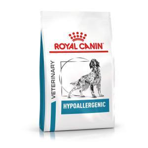 Royal Canin Veterinary Hypoallergenic hondenvoer 7 kg + gratis 1x Hypoallergenic Treats