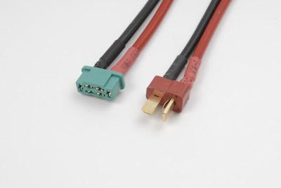 Conversie kabel MPX Vrouw. > Deans Man, silicone kabel 14AWG (1st)