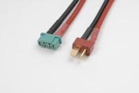 Conversie kabel MPX Vrouw. > Deans Man, silicone kabel 14AWG (1st) - thumbnail