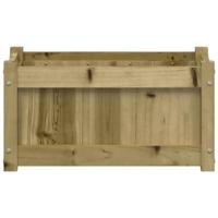 VidaXL Plantenbak 60x31x31 cm geïmpregneerd grenenhout - thumbnail