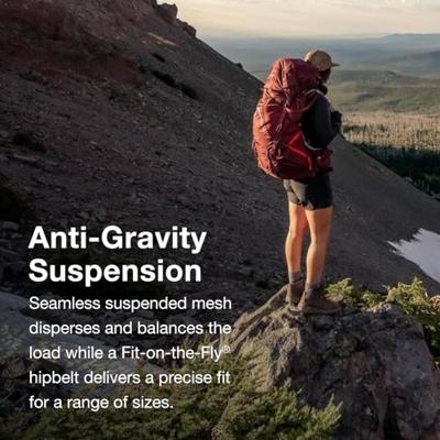 Osprey Aura AG LT 50 Backpack Dames Koseret/Darjeeling Spring Green WXS/S