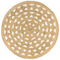 VidaXL Vloerkleed handgemaakt 180 cm gevlochten jute - thumbnail