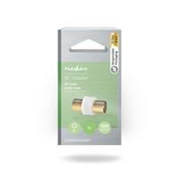 Nedis Satelliet- en Antenne-Adapter | IEC Male naar IEC Male | 1 stuks - CSBW40940WT CSBW40940WT - thumbnail