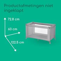 bebeconfort Campingbedje Sweet Dreams (Grijs) - thumbnail