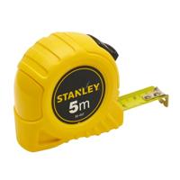 STANLEY Rollbandmass 5m/19,0mm gelb Kunststoffgehäuse 1-30-497 Rolmaat 5 m - thumbnail